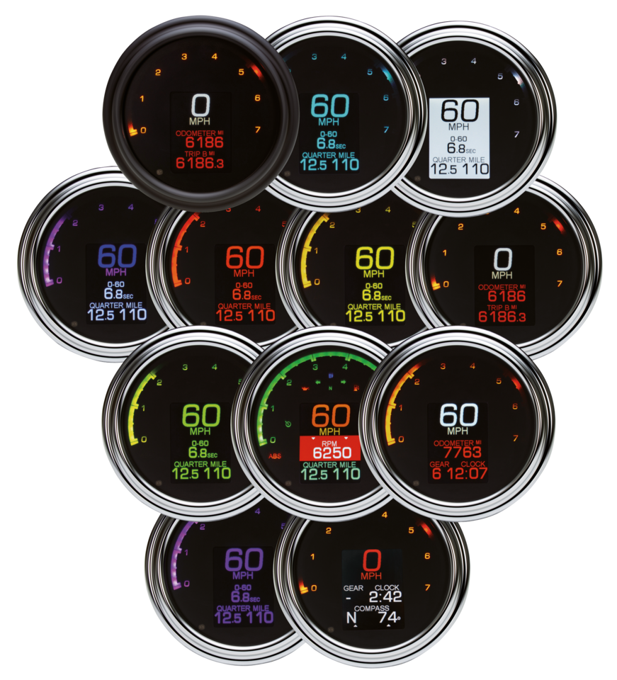 Dakota Digital MLX-2000 Fat Bob Style Speedo Tacho – Gauges & Dashes