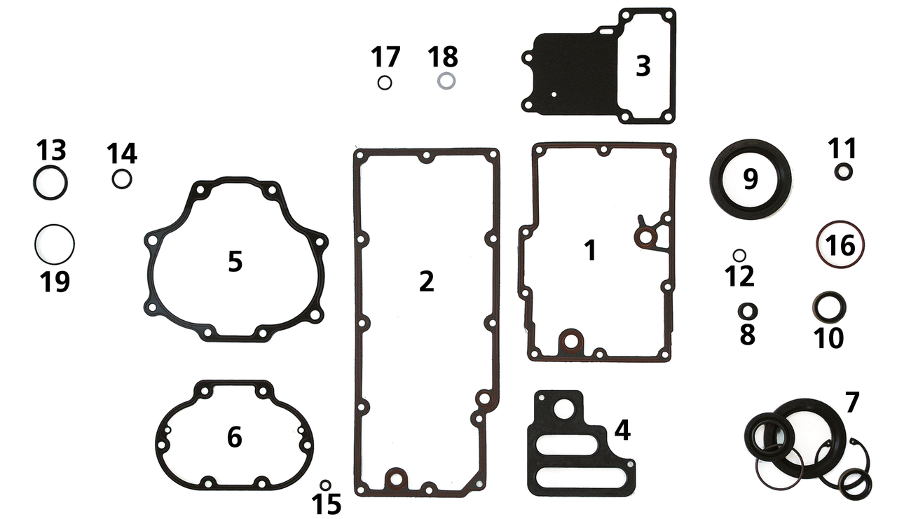 James Gaskets Transmission Gasket and Seals for 6-SPEED Twin Cam – Gasket & Seals