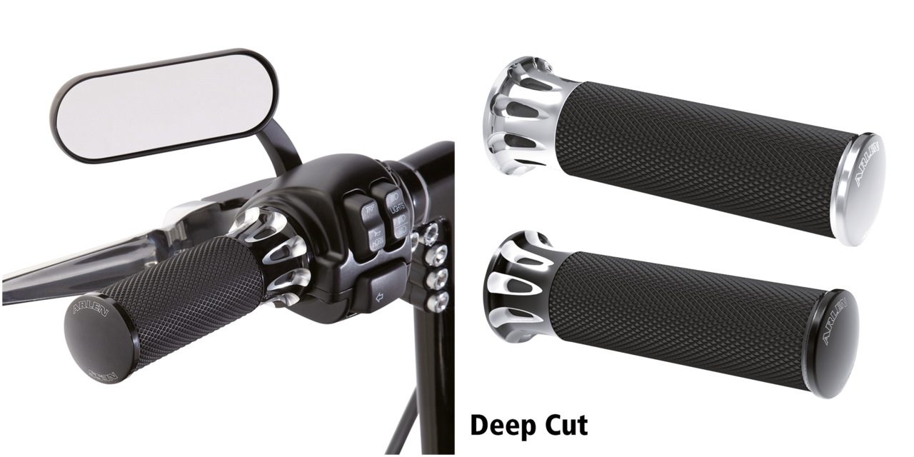 Arlen Ness Fusion Billet Look Handlebar Grips