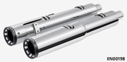 Freedom Performance Exhaust 4 1/2" Two-Step Slip-Ons for Indian Powerplus & Thunderstroke