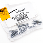 Midwest Acorn Nut Company Chrome Plated 12 Point Bolt Assortment Tray – Hardware