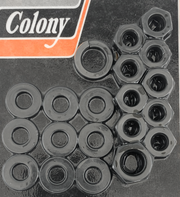 Colony 4-SPEED Big Twin Transmission Side Cover Nut Kits