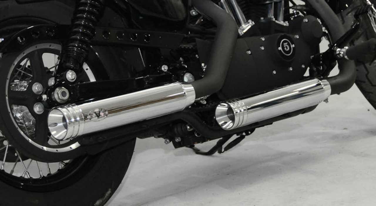 V-Performance Slip-On Mufflers for Sportster – Exhaust