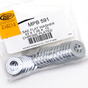 Midwest Acorn Nut Company Chrome Plated Flat Washers Assortment – Hardware