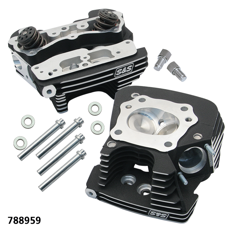 S&S Super Stock Cylinder Heads for 1999-2005 Twin Cam – Engine