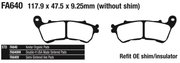 Ebc Front Disc Brake Pads