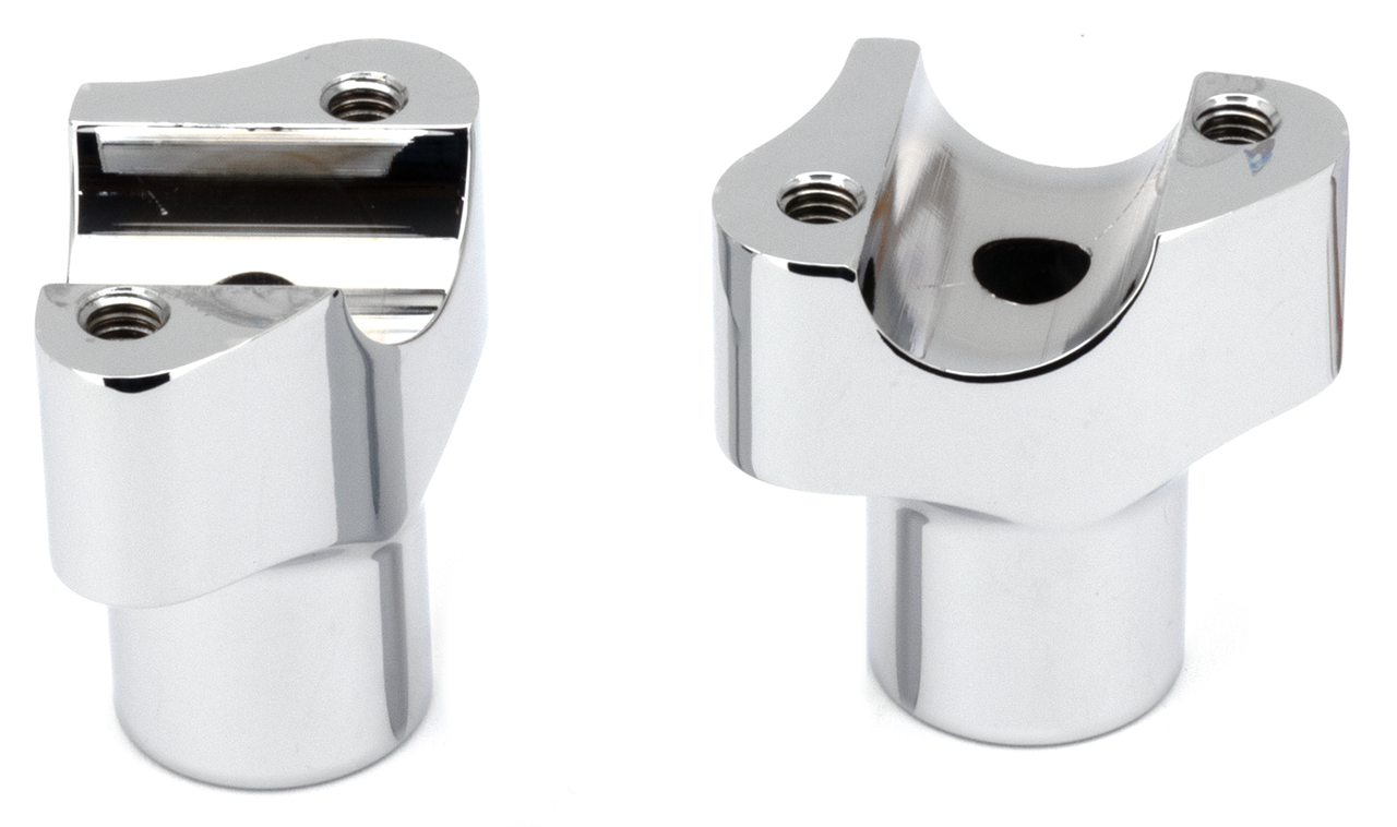 Zodiac Chrome Billet Aluminum Risers – Handlebar