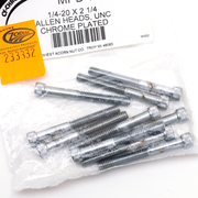 Midwest Acorn Nut Company Chrome Plated Allen Head Screws Assortment Knurled – Hardware