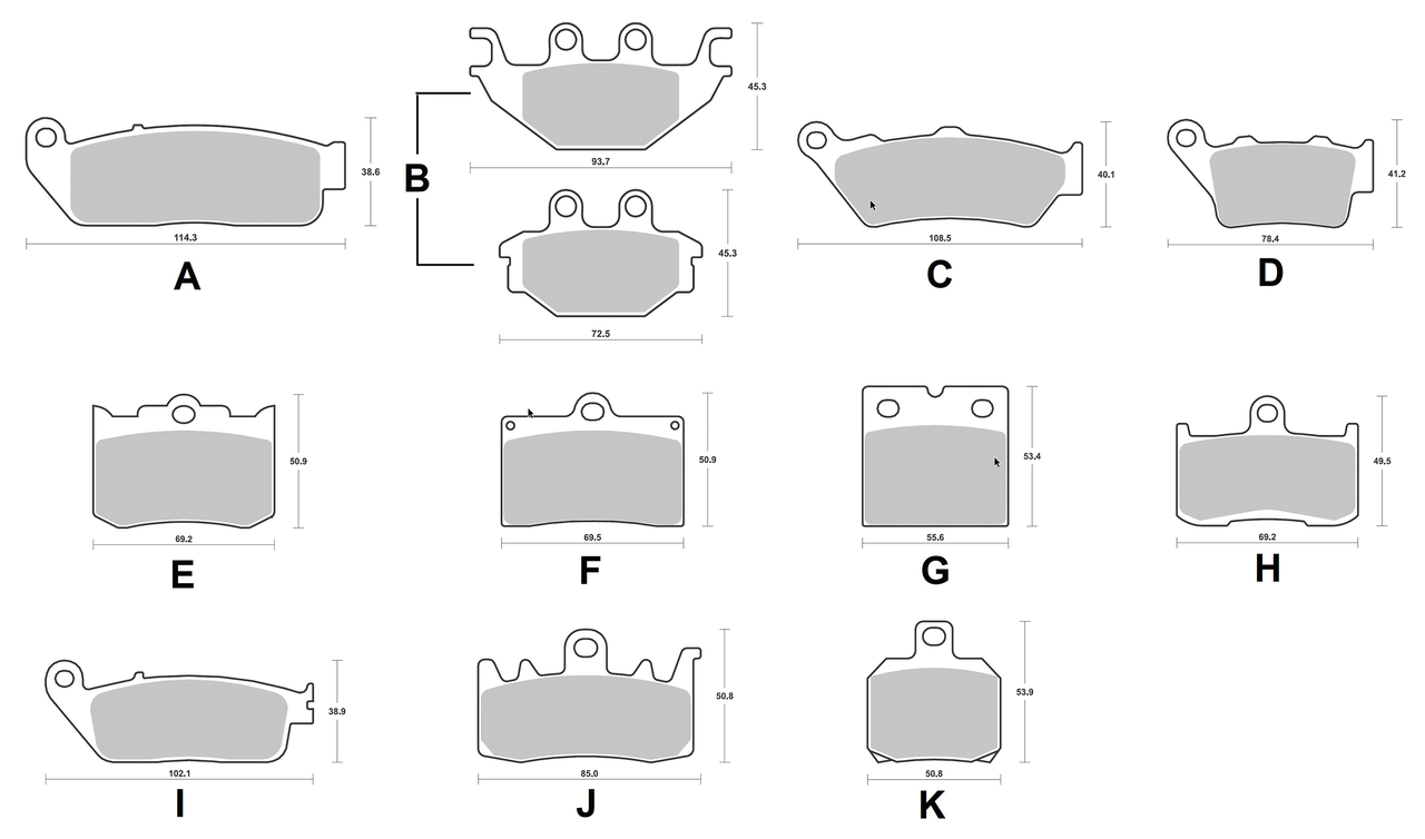Sbs Front Disc Brake Pads