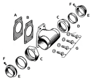 Colony Manifold Parts for Knucklehead & Panhead – Intake