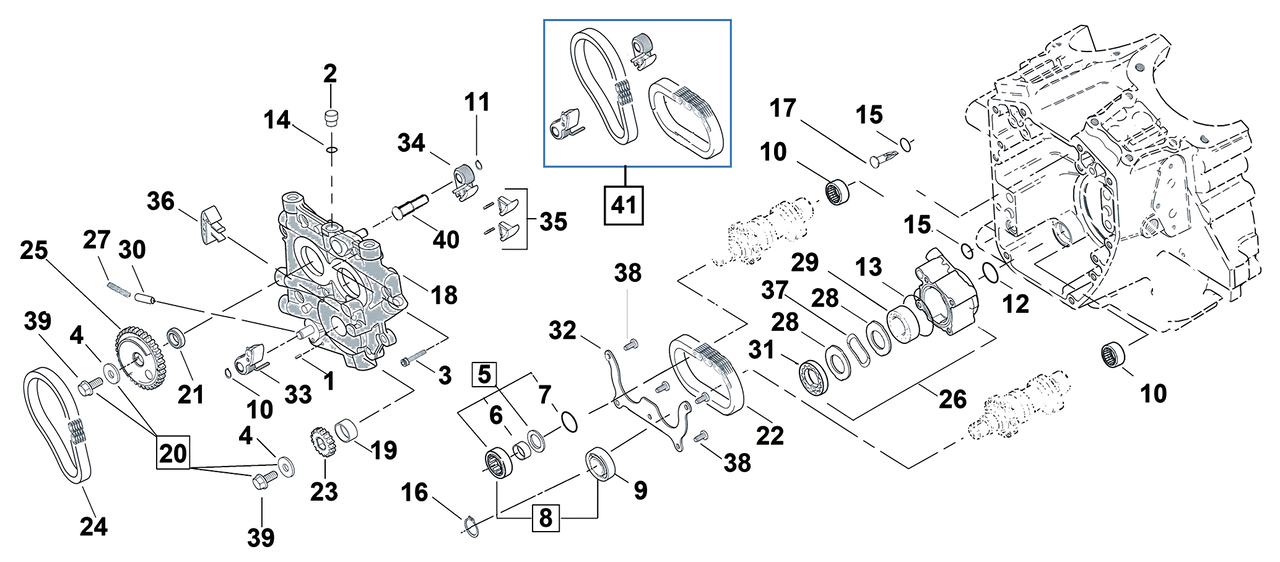 Cycle Pro LLC Cam Chain Parts for Early Twin Cam – Engine