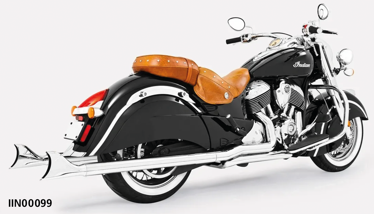 Freedom Performance Exhaust Sharktail True Duals for Indian Powerplus & Thunderstroke