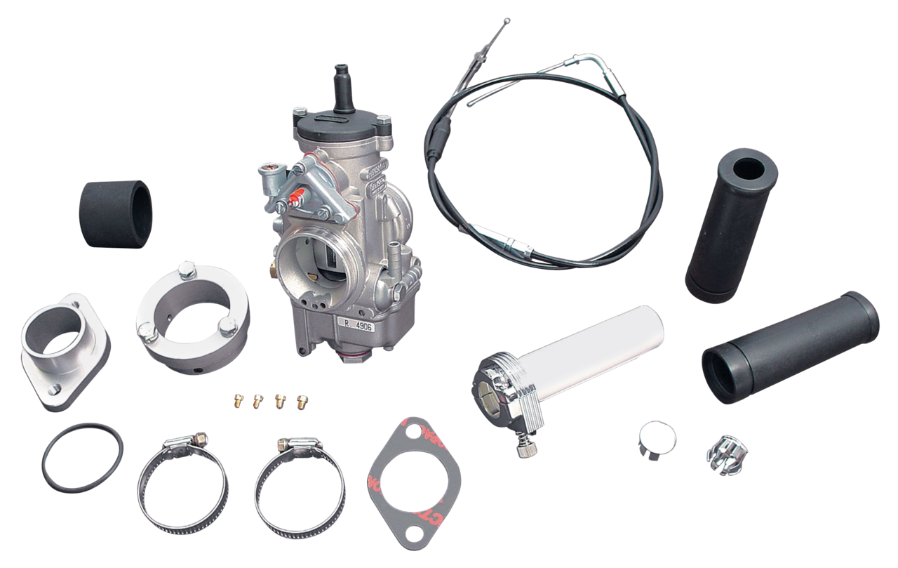 V-Twin Dell'orto 40MM Pumper Carburetor Kit for Ironhead & Shovelhead – Intake