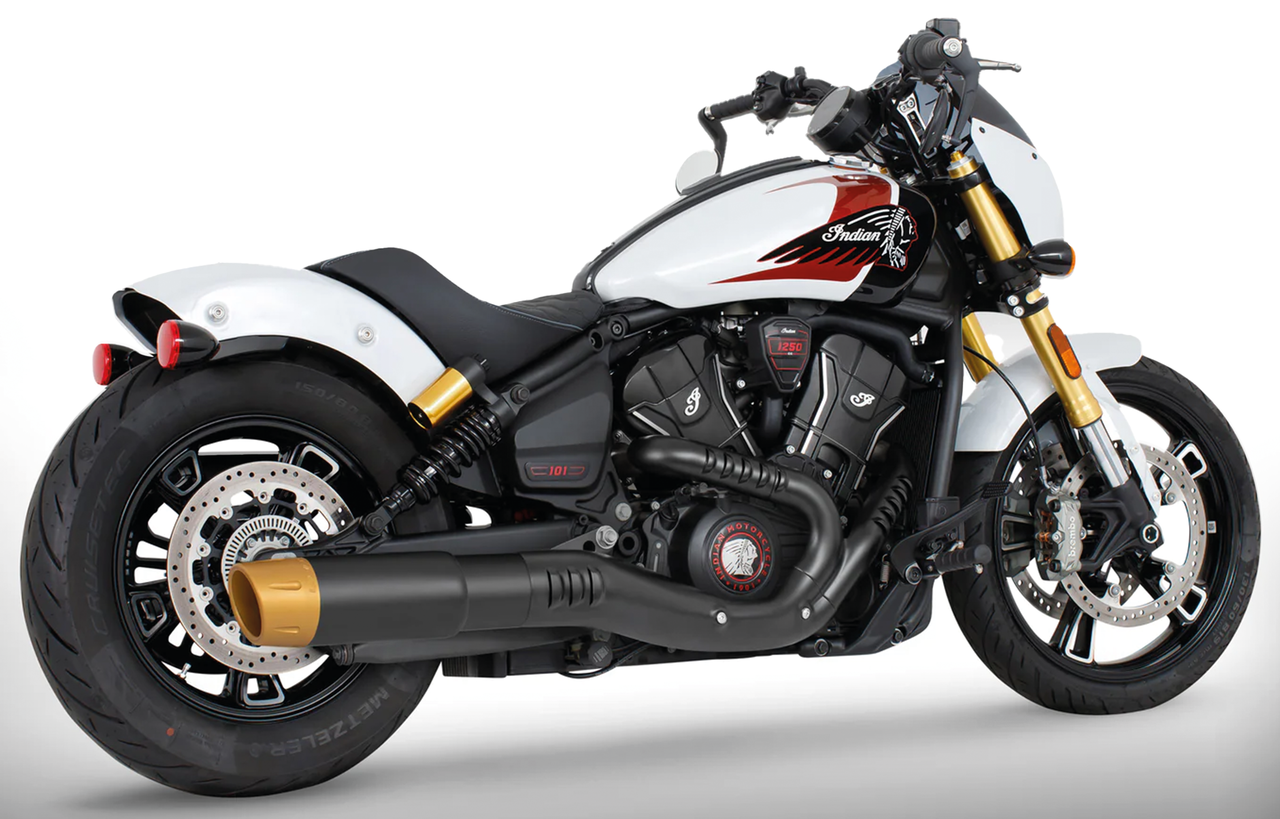 Freedom Performance Exhaust 4" Slip-Ons for Indian Scout 2025 to Present