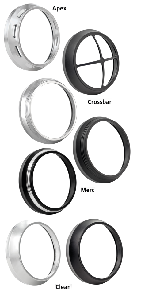 Performance Machine 7" Headlight Bezels – Electric & Light