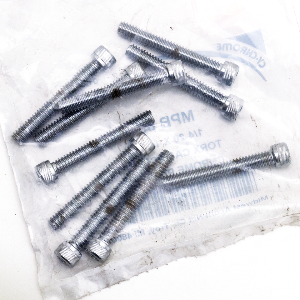 Midwest Acorn Nut Company Chrome Plated Socket Head Torx Screw Assortment – Hardware