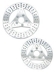 Zodiac Polished Stainless Steel Disc Brake Rotors