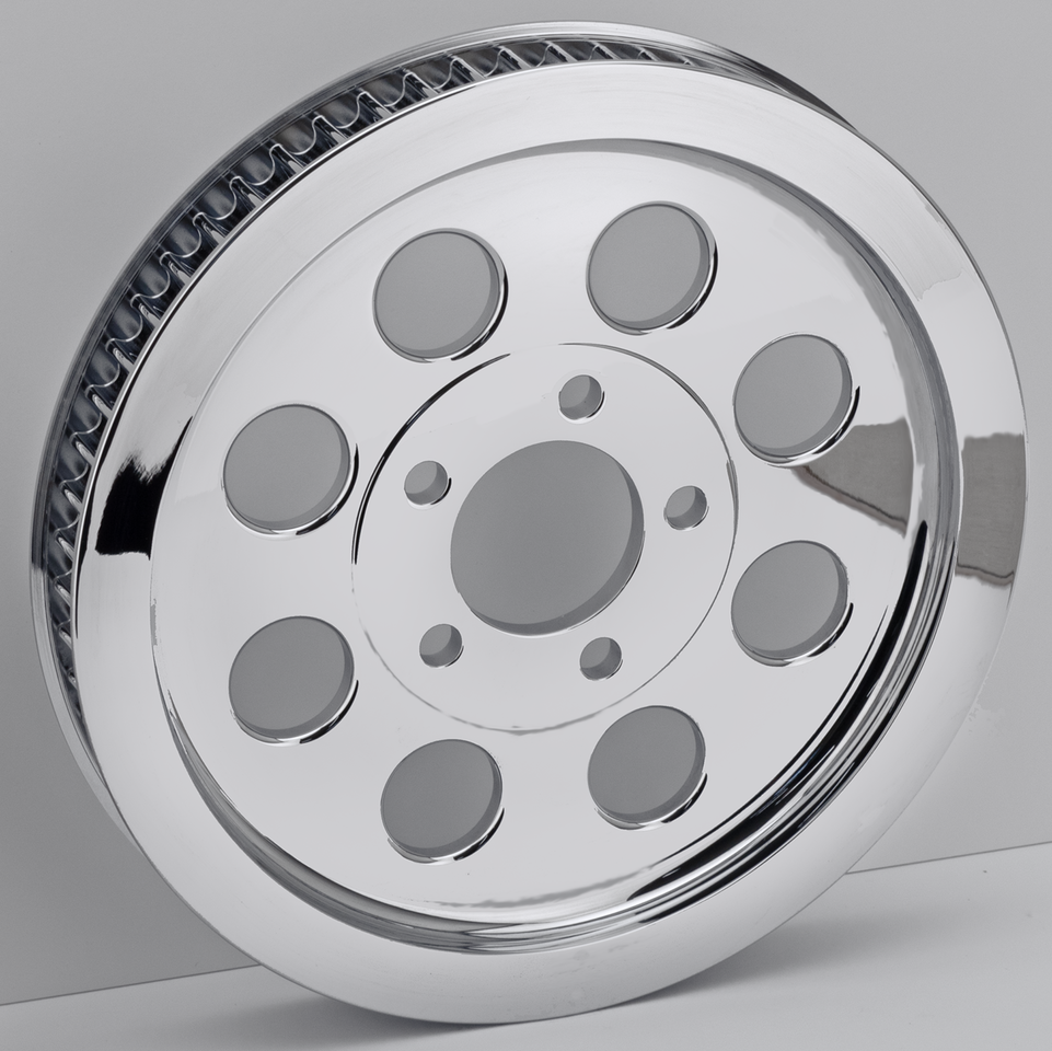 V-Twin Stock Replacement Rear Wheel Belt Pulleys – Final Drive