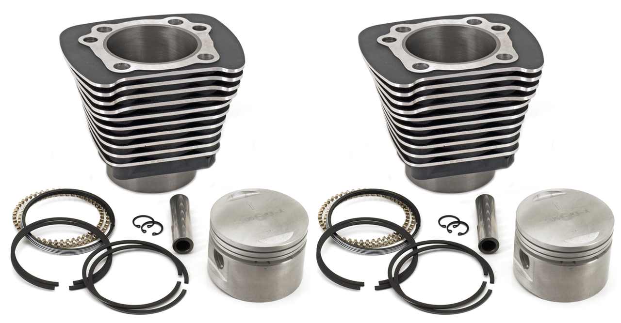 Zodiac Ready to Install Replacement Cylinder and Piston Kits for Evolution Big Twin and Sportster Engines