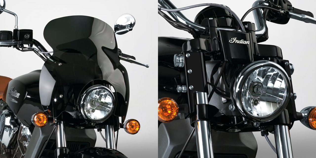 National Cycle Wave Switchblade Quick-Release Windshields