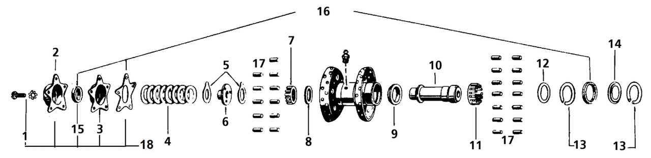Zodiac Star Hub Replacement Parts – Wheel & Tire