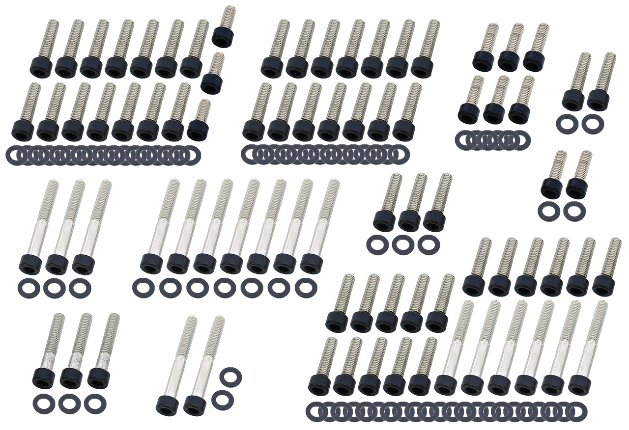 Screws4Bikes Black Stainless Steel Drivetrain Screw Kits – Hardware