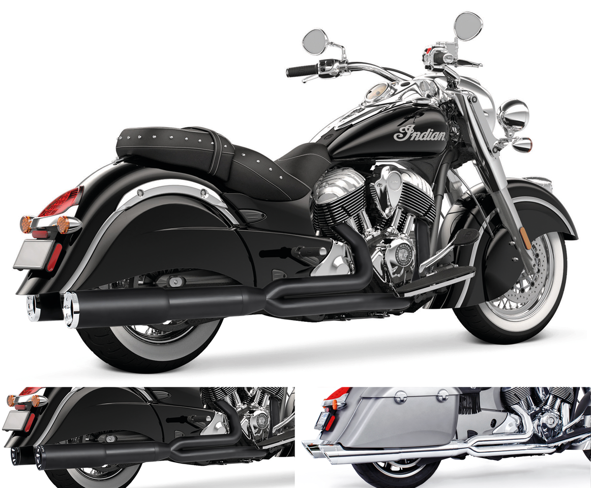 Freedom Performance Exhaust Union 2-INTO-1 for Indian Power Plus & Thunderstroke