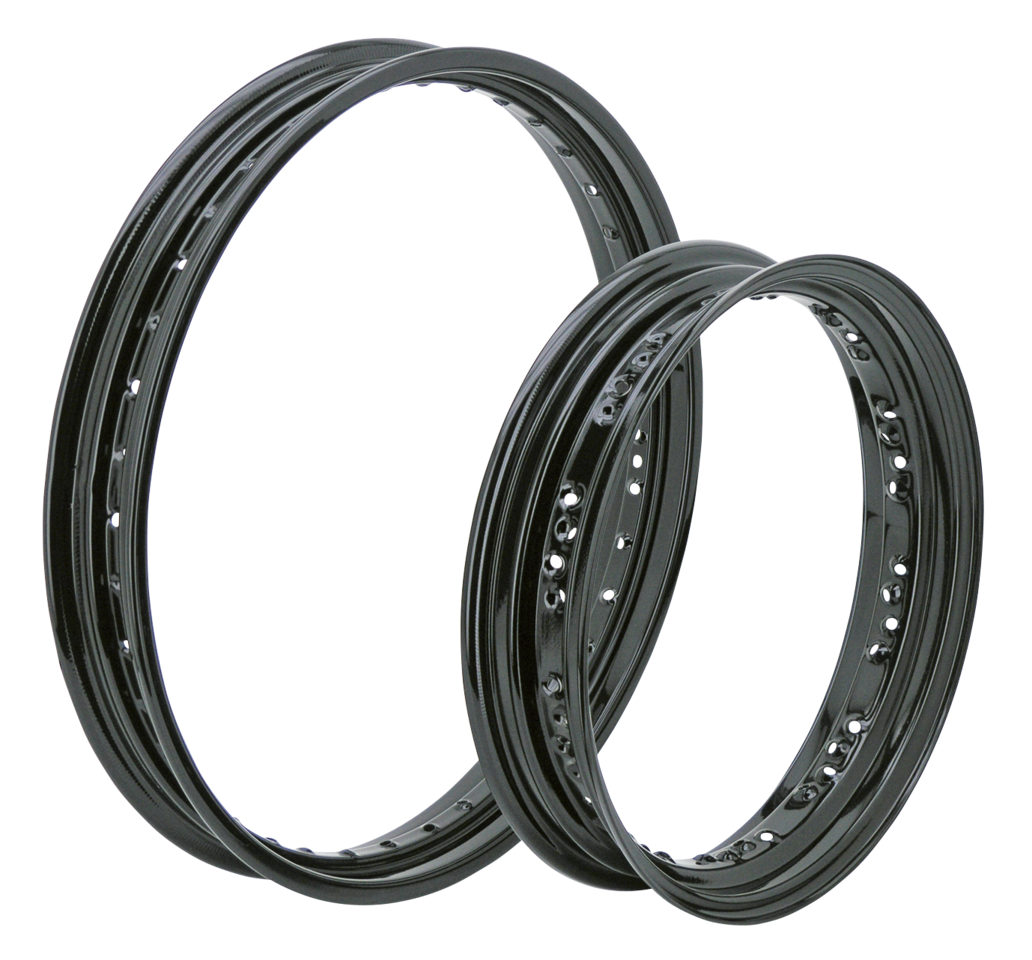 Zodiac Black Powder Coated Rims – Wheel & Tire