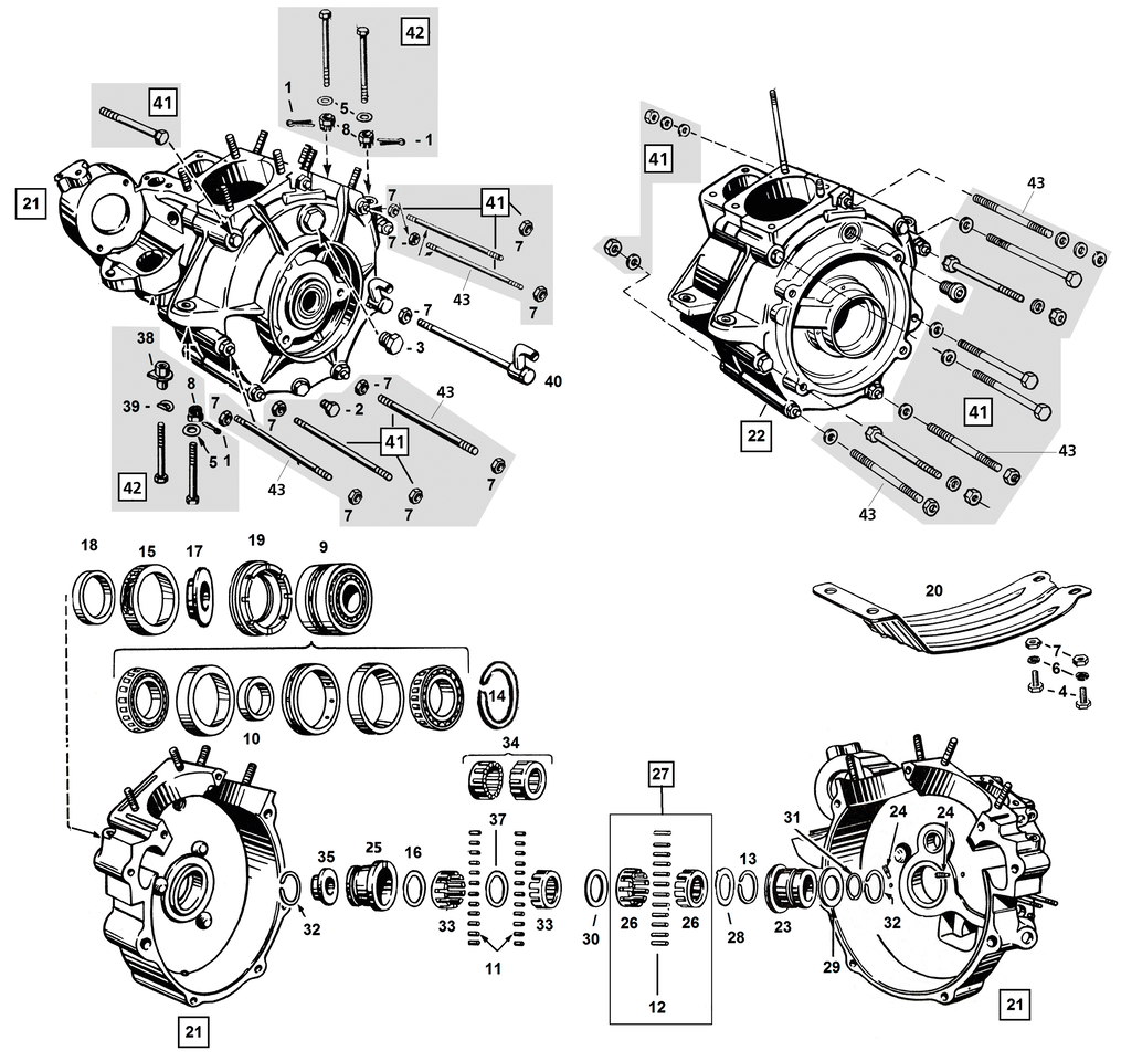 Eastern MC Parts Lower End Big Twin 1936-1999 – Engine