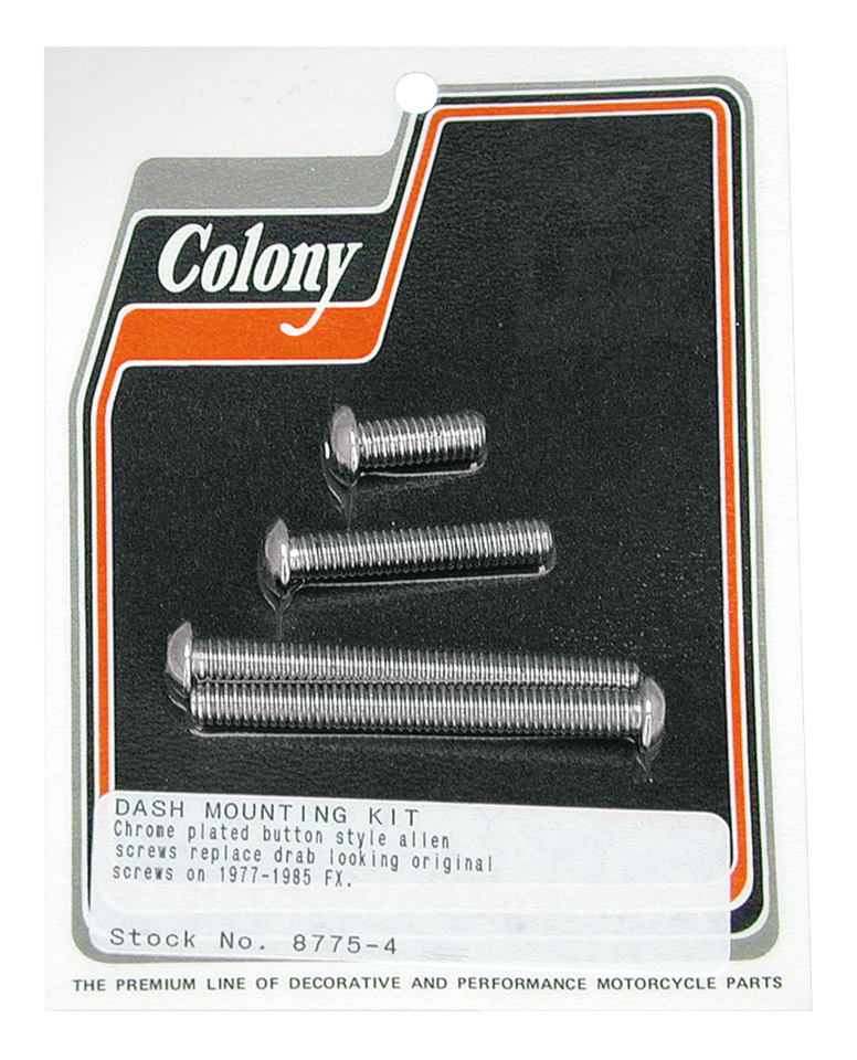 Colony Dash Screw Kit – Gauges & Dashes