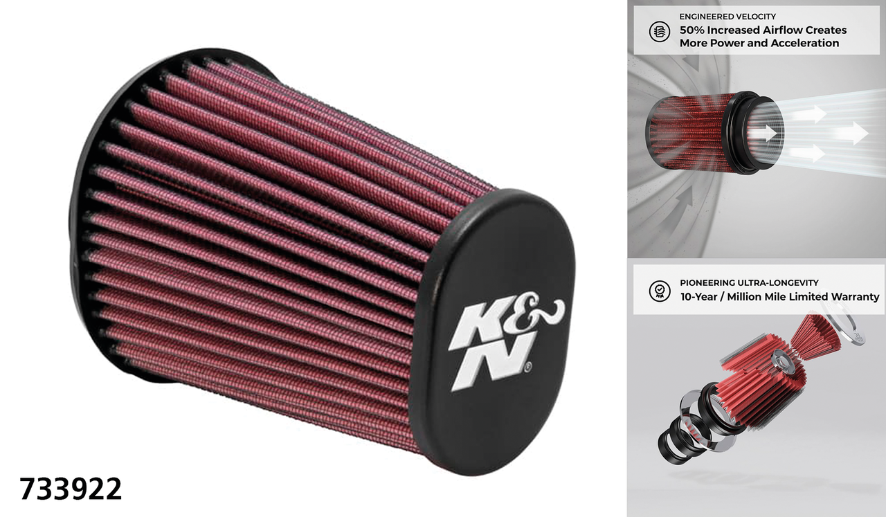 K&N Air Charger Performance Intake Kits