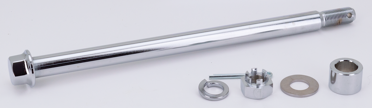 Zodiac Chrome Plated Front and Rear Axles – Wheel & Tire