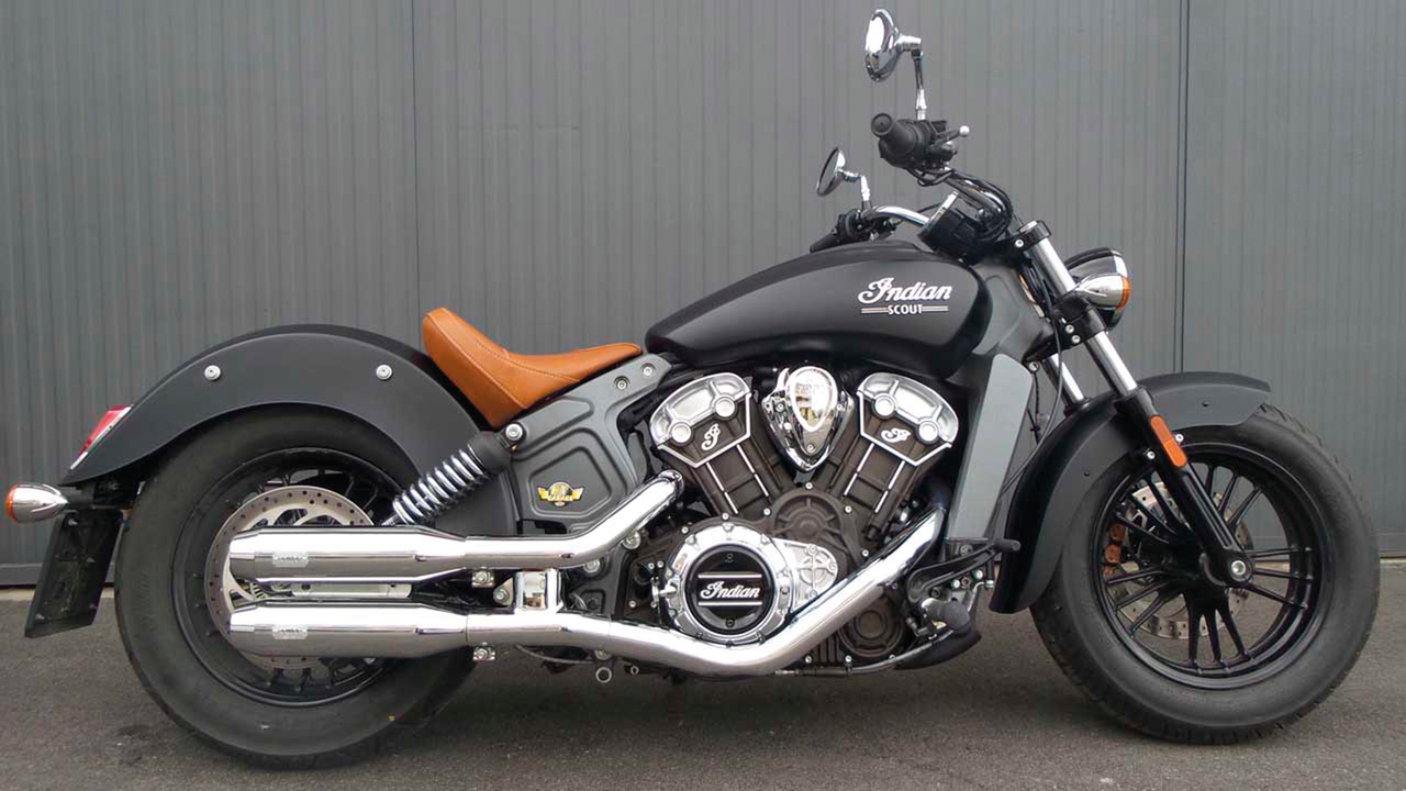 Mcj Adjustable Slip-On Mufflers for Indian Scout – Exhaust