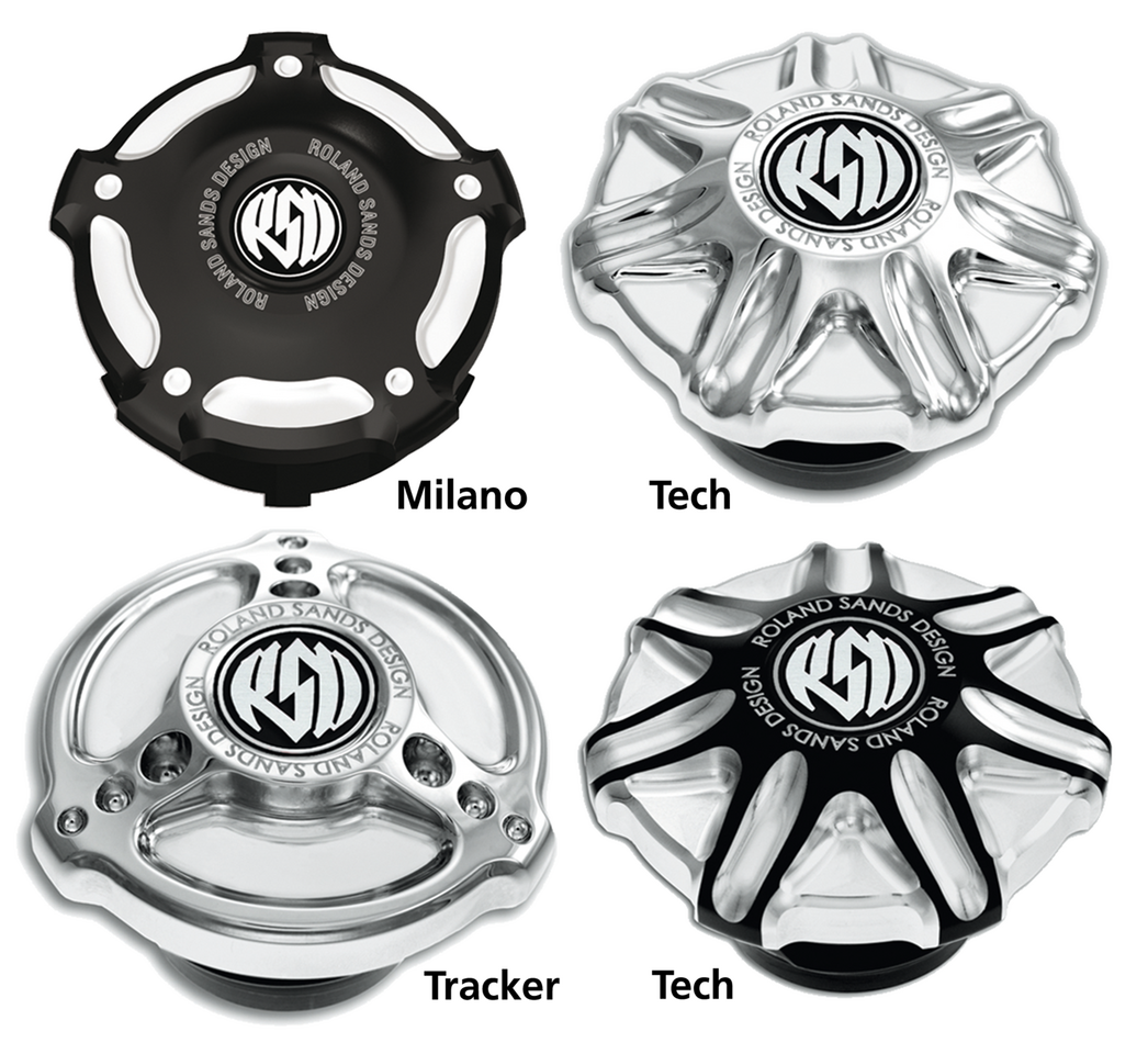 Roland Sands Design Gas Caps & Fuel Gauge Replacement Caps – Gas- & Oil Tank