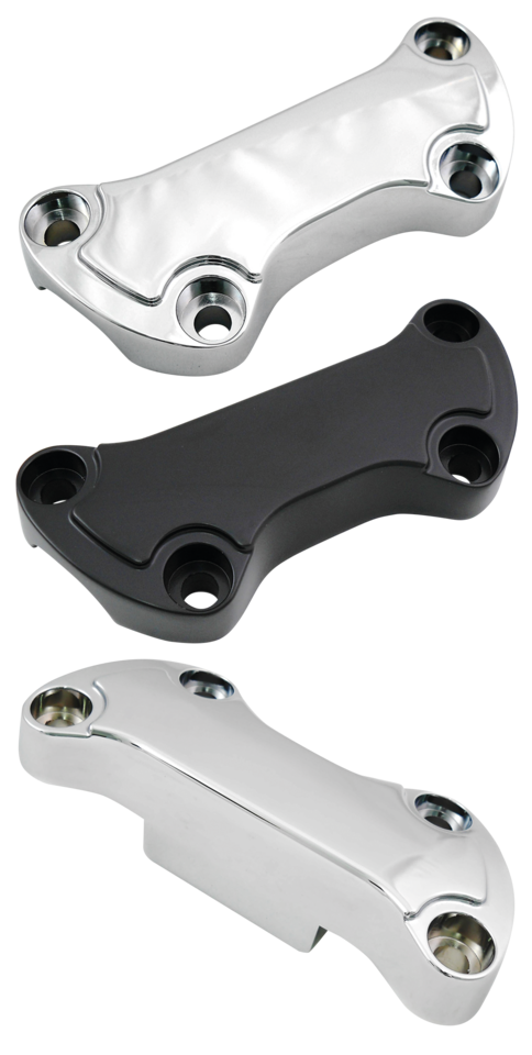 V-Twin One-Piece Upper Handlebar Clamps