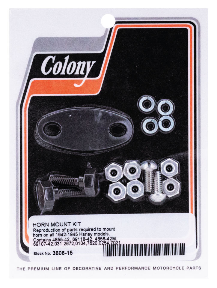 Colony Horn Mount Hardware Kits – Electric & Light