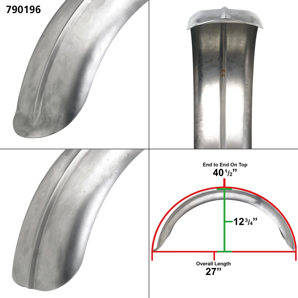 Lowbrow Customs Universal Steel Rear Fenders – Fender & Struts
