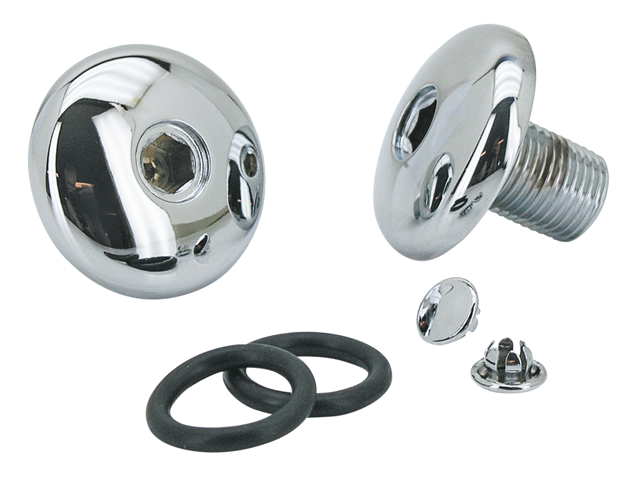 Zodiac Chrome Custom Fork Tube Cap Screws – Front Forks