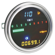 Zodiac Stealth Cable Driven Digital Speedo Tacho – Gauges & Dashes