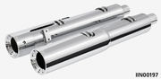 Freedom Performance Exhaust 4 1/2" Two-Step Slip-Ons for Indian Powerplus & Thunderstroke