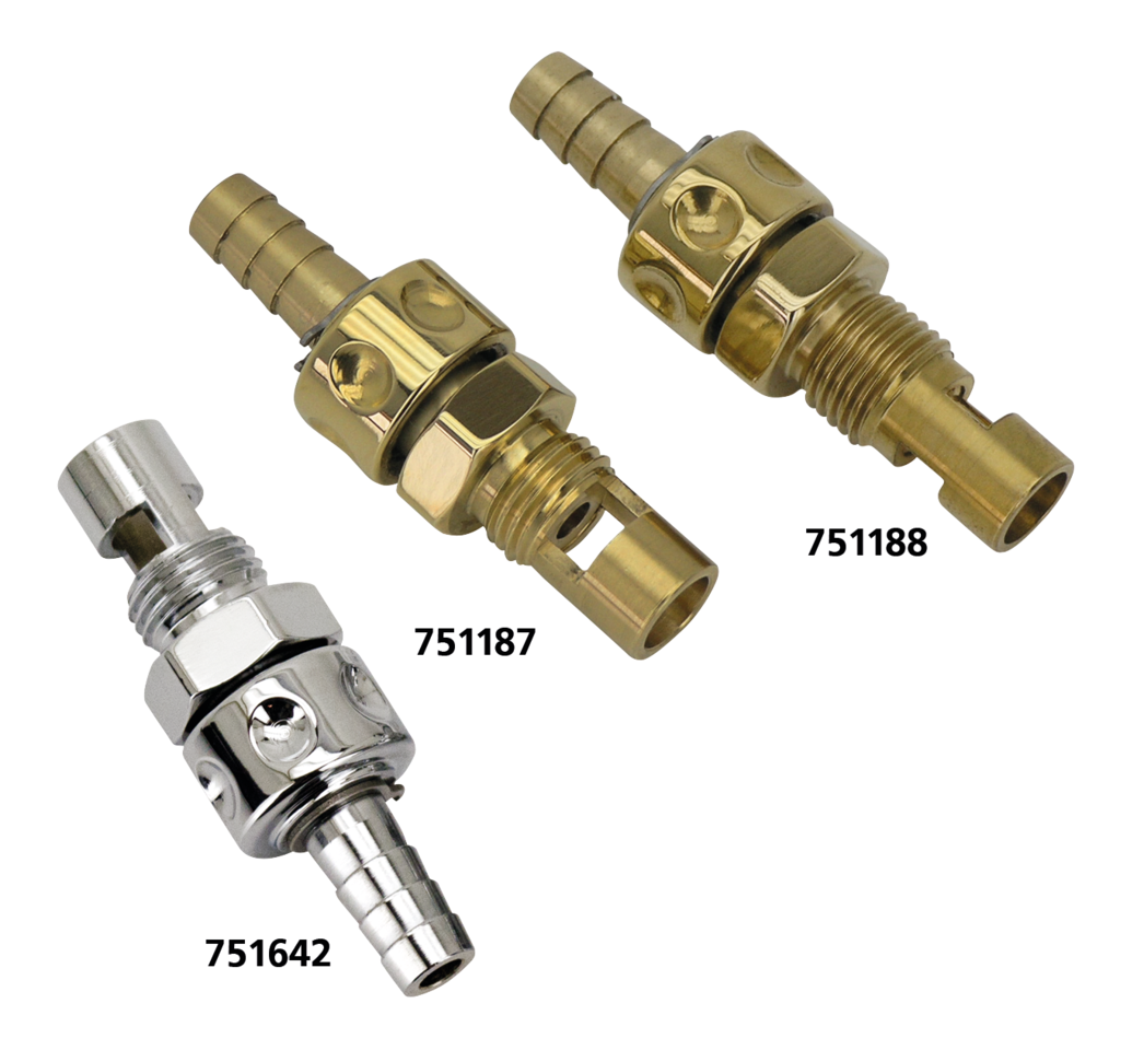 Kustom Tech Carburetor Mounted Fuel Valve for S&S Carburetors – Gas- & Oil Tank