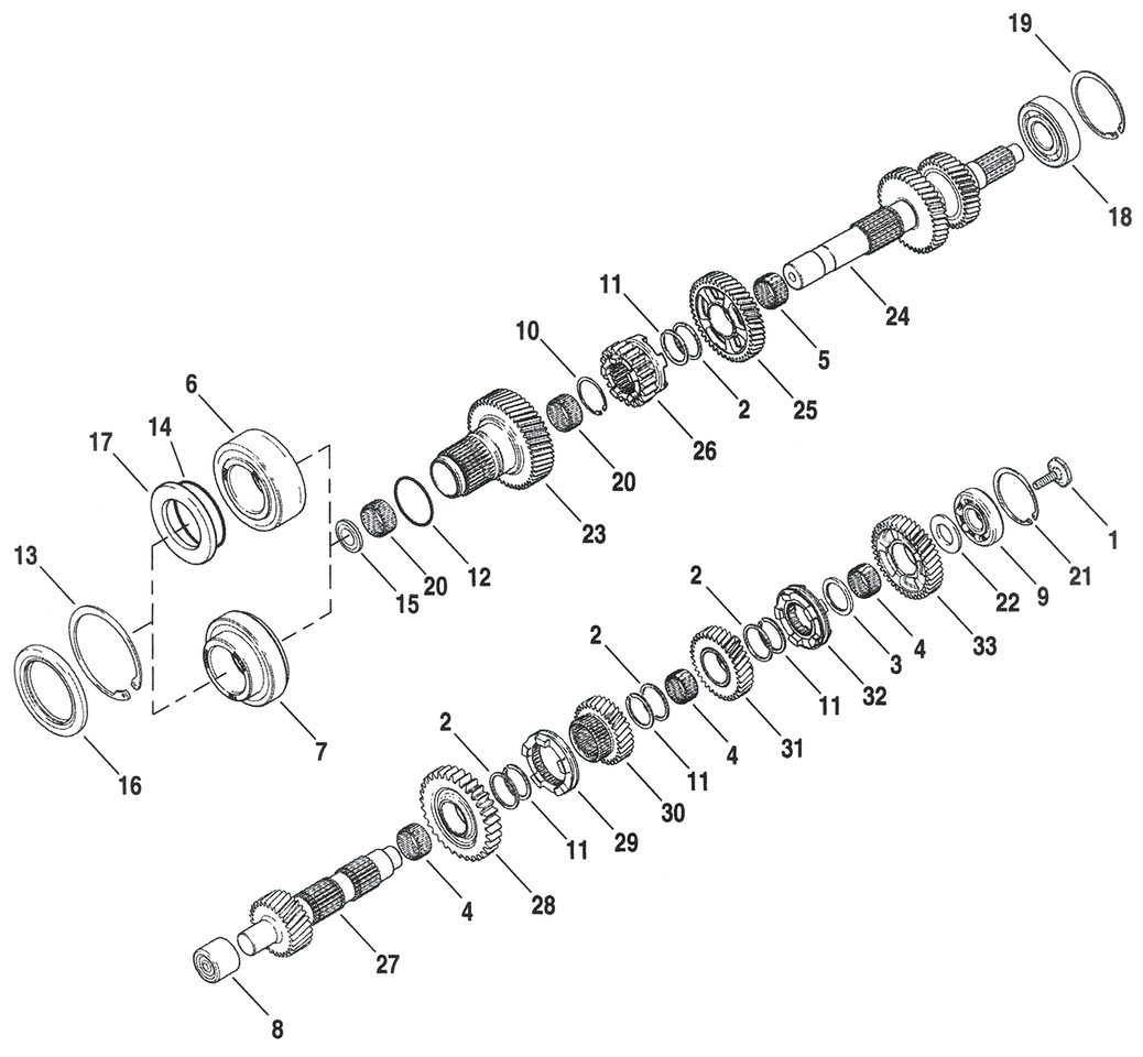 Eastern MC Parts Transmission Parts for 2006-2022 XL & XR Sportster and Air Cooled Buell