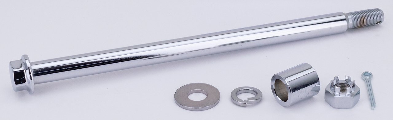 Zodiac Chrome Plated Front and Rear Axles – Wheel & Tire