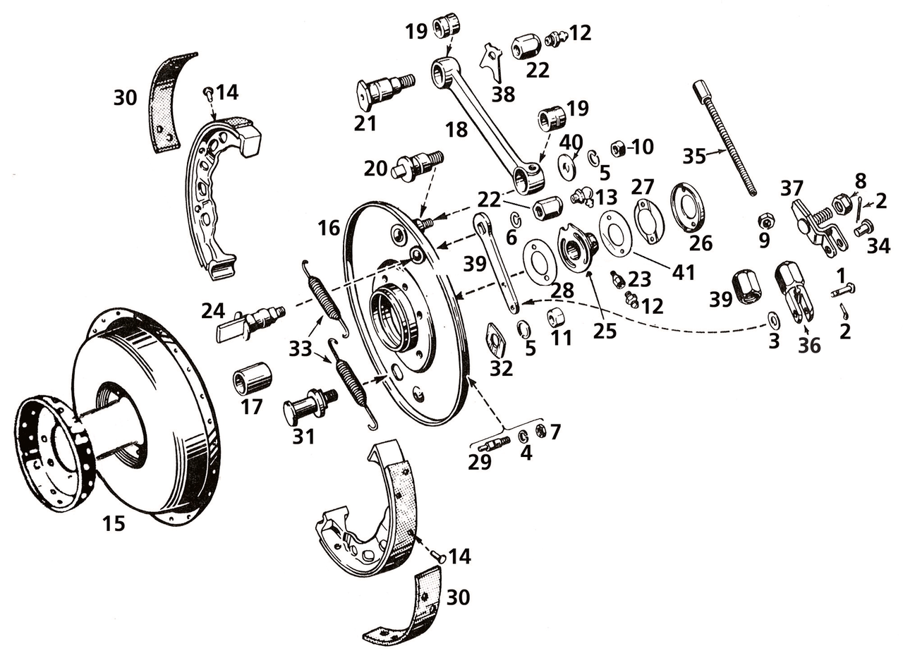 Samwel Supplies Front Brake 45CI Models