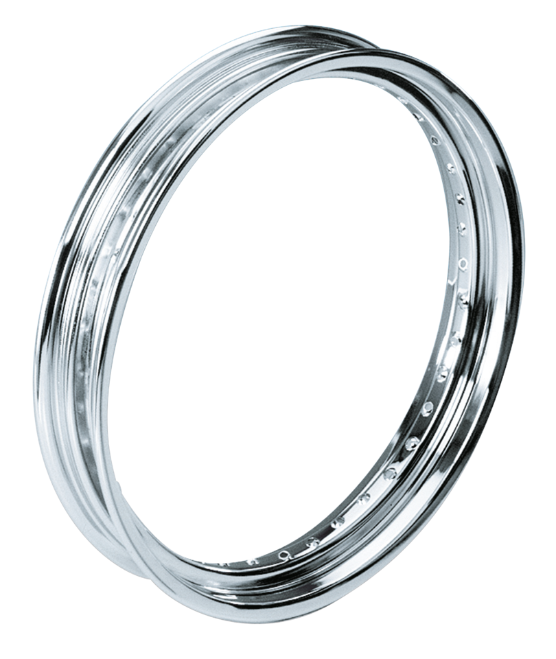 Daytona Chrome 19" Front Rim with Rolled Edges – Wheel & Tire