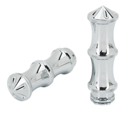Zodiac Chrome Billet Miami Grips – Handlebar