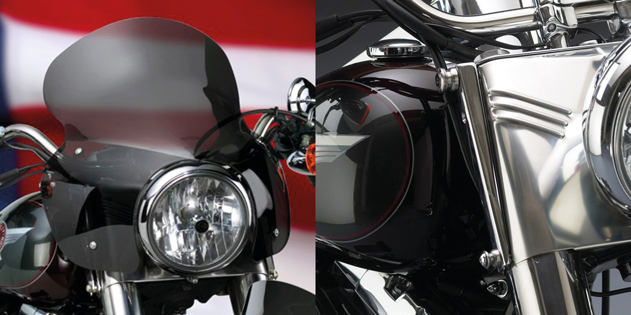 National Cycle Wave Switchblade Quick-Release Windshields