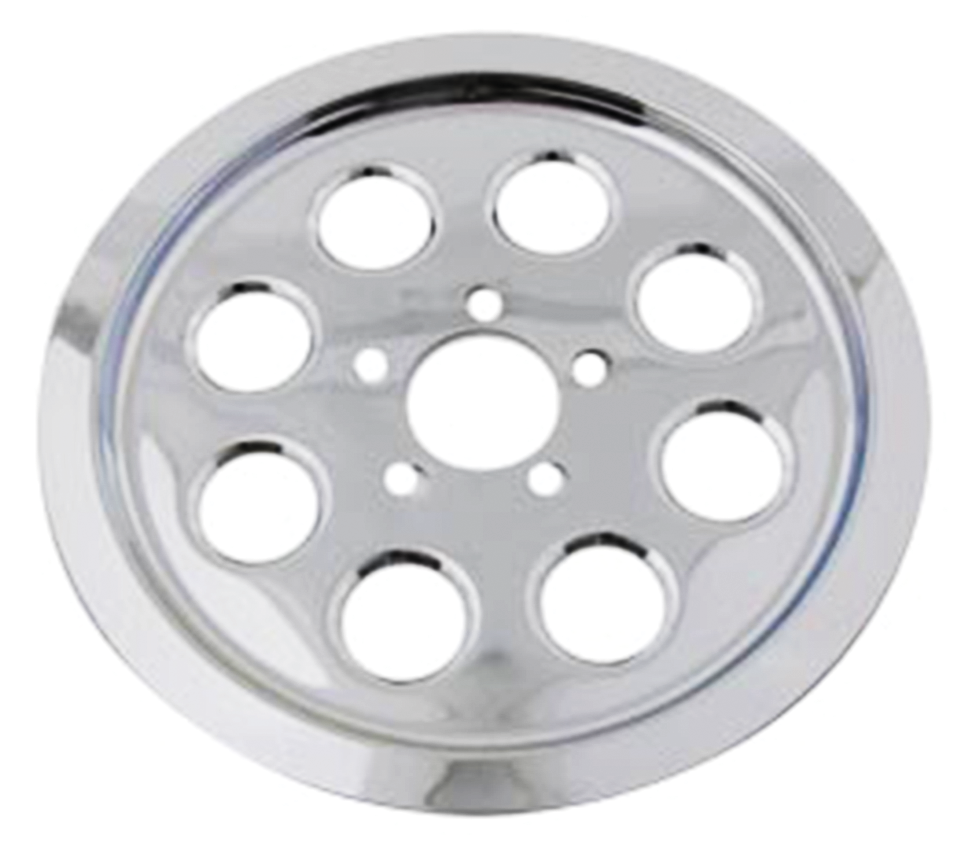 V-Twin Chrome 8-HOLE Rear Wheel Belt Pulley Inserts – Final Drive