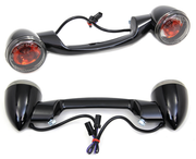 V-Twin Rear Turn Signal Bar with Bullet Turn Signals – Electric & Light
