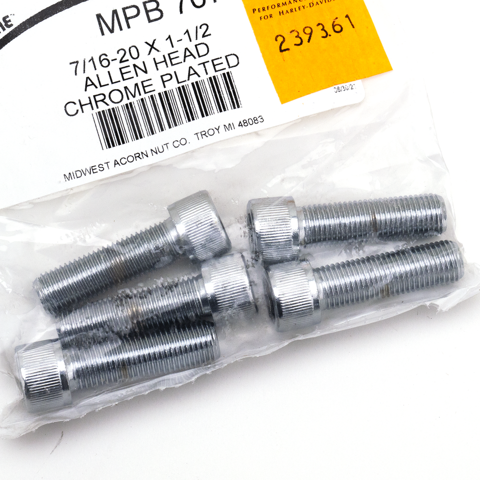 Midwest Acorn Nut Company Chrome Plated Unf Allen Head Screws Assortment Tray – Hardware